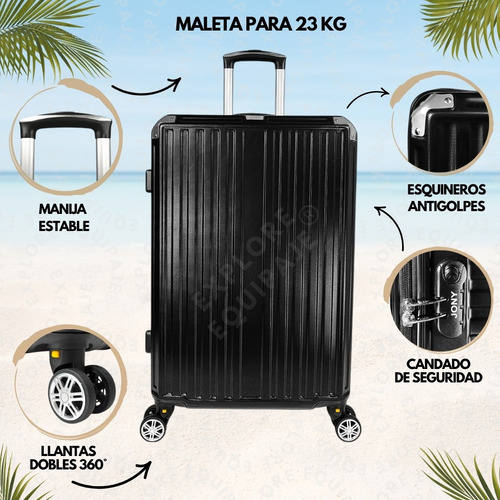 Maleta 26 Pulgadas Ligera 20 A 23 Kg Doble Llantas Candado