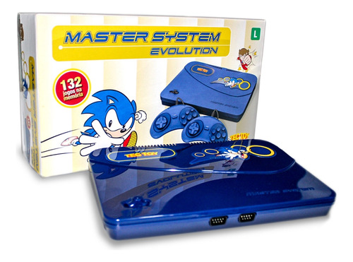Console Tectoy Sega Master System Evolution Standard cor  azul 2009