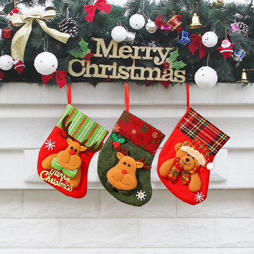 Alta Calidad A- 6 Pares Mini Medias De Botas Navideñas