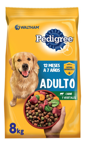Pedigree Alimento Seco Perro Adulto Carne Y Vegetales 8kg