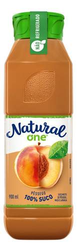 Suco de pêssego  Natural One sem glúten 900 ml 