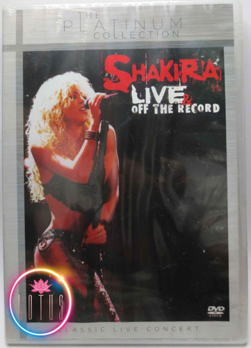 Shakira Live & Off The Record Platinum Dvd Nuevo