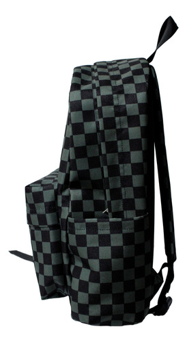 Mochila Vans Old Skool Cuadros Combinados Negro/gri Original Negro/gris Cuadros