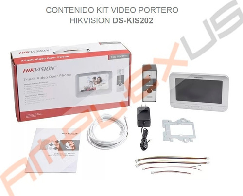 Imagen 2 de 4 de Video Portero Hikvision Cámara Hd Citofono Intercomunicador