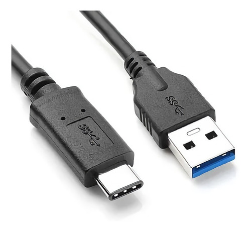 Cable Usb C Macho / A Macho 2 M 3.1 Negro 10 Gb/seg