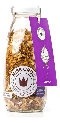 Crispy Sabor Cebola Miss Croc 80g
