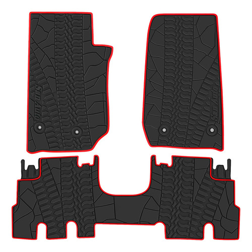 San Auto Juego Completo 4 Alfombrilla Para Jeep Wrangler