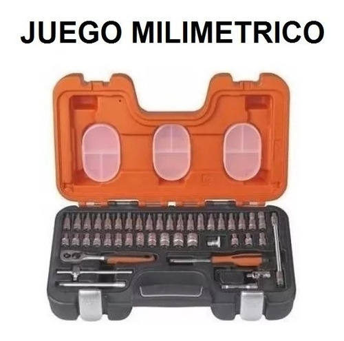 Juego De Bocallaves 1/4'' Bahco S460a 46 Piezas En Pulgadas