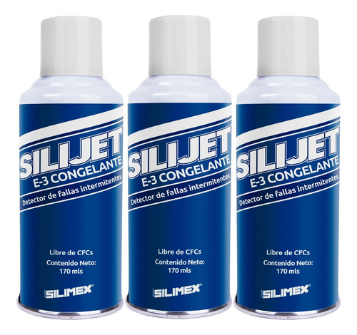 Congelante En Aerosol Silimex Silijet E3 De 170 Ml