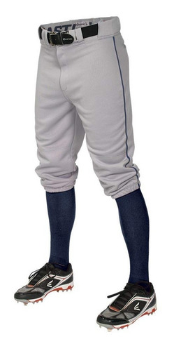 Easton Pro Piped Knicker Pantalón Gris Béisbol Infantil L