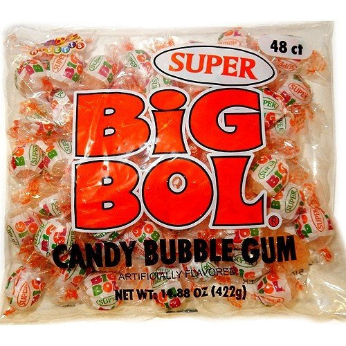 Albert Super Size Big Bol Candy Bubble Gum 48 Unidades