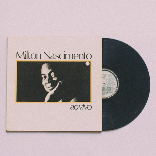 Lp Vinil Milton Nascimento Ao Vivo (somente Um Dos Discos)