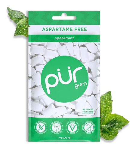 Chicle De Sabor Menta Verde
