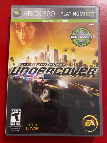 Need For Speed Undercover Xbox 360 Solo Caja