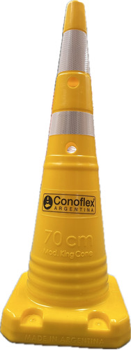 Cono Vial Semlifleixble Naranja King Cone Light Conoflex70cm