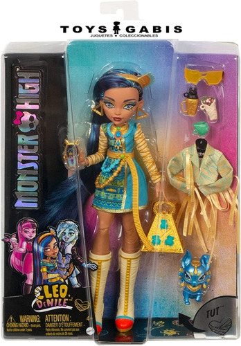 Monster High Cleo De Nile Muñeca 2022 Con Mascota Tut