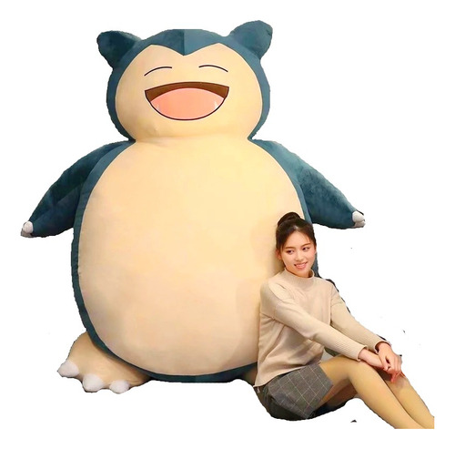 Peluche Gigante Snorlax Pokemon Anime 2 Metros Sin Relleno