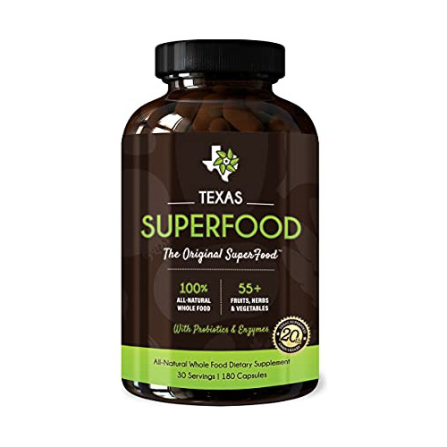 Tejas Superfood - Original Súper Cápsulas, Súper Rojos Y Ver