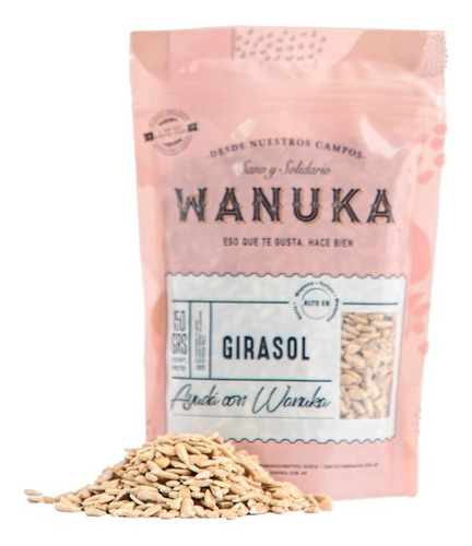 Semillas peladas de girasol Wanuka 150g