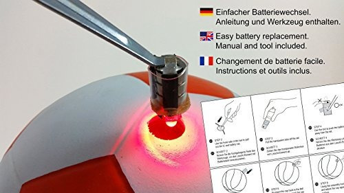 Nightmatch Light Up Balón De Fútbol Incl. Ball Pump Y Bate