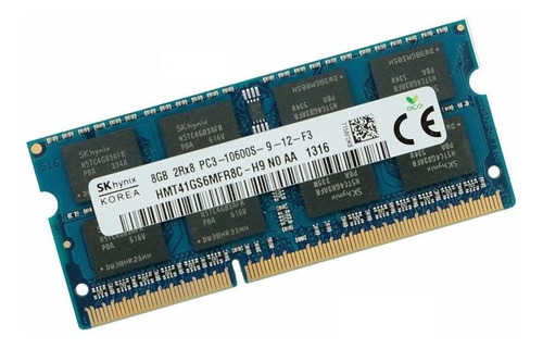 Memoria Ram So-dimm 8gb Ddr3 Pc3 10600s 1333mhz Hynix