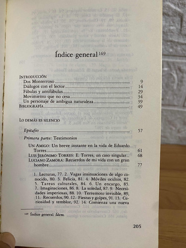 Lo Demás Es Silencio/ Augusto Monterroso (Usado)