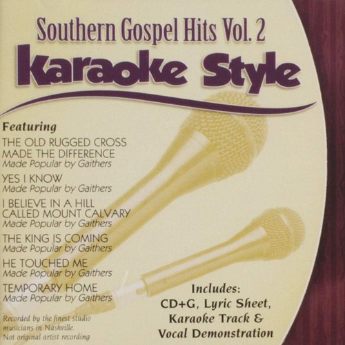 Cd: Daywind Karaoke Style: Southern Gospel Hits, Vol. 2