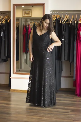 Vestido Negro De Fiesta Para Gorditas | 📦