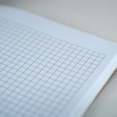 Cuaderno A5 Cuadriculado Nuwa Trama Gafas Cosido Tapa Blanda