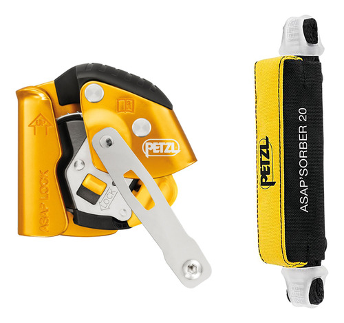 Bloqueador Anticaídas Deslizante Petzl Asap Lock Con