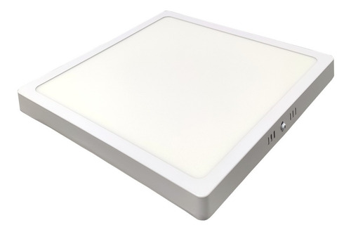 Panel Exterior Led Cuadrado 24w 220v Luz Calida Macroled