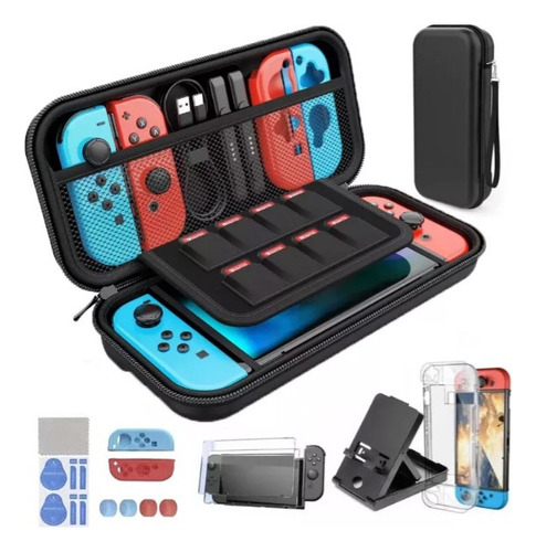 Kit De Protección Para Nintendo Switch 16 En 1