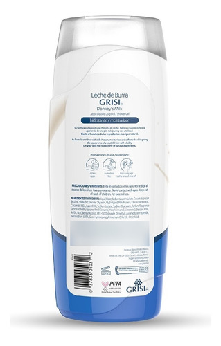 Jabón Líquido Corporal Grisi Leche De Burra 450 Ml