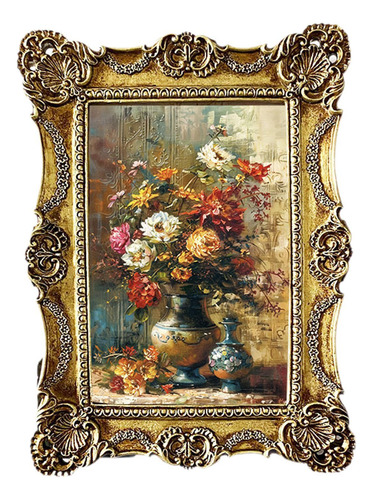Vintage Picture Frame 4x6 Photo Gallery Art For Living Room