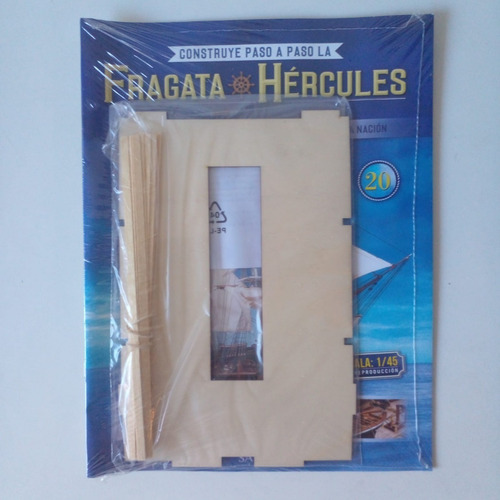 Fascículo + Pieza P/armar La Fragata Hércules N° 20. Nuevo