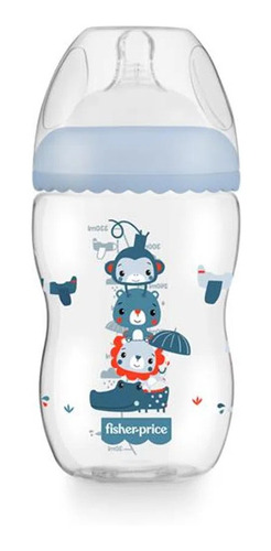 Mamadeira First Moments Azul 330ml Multikids - Bb10