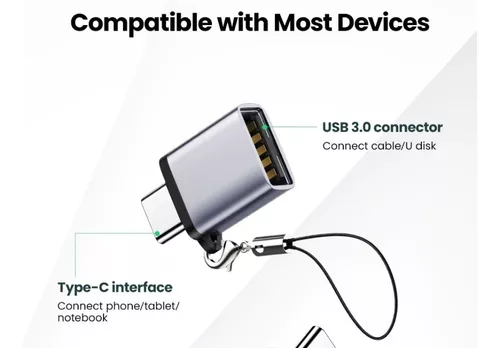 Adaptador Usb C A Usb Macho, Conectores Otg Compatibles Con