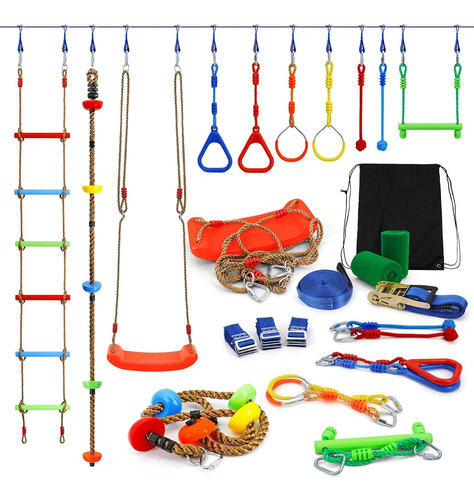 Ninja Warrior Kit De Carrera De Obstáculos Para Niños Ninja 