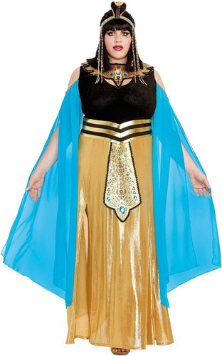 Disfraz De Reina Cleopatra Para Mujer De Dreamgirl, Multicol