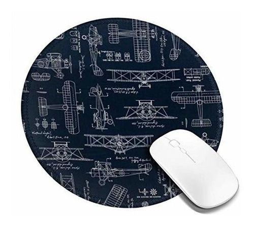 Mouse Pad Aviación Azul Oficina Transporte