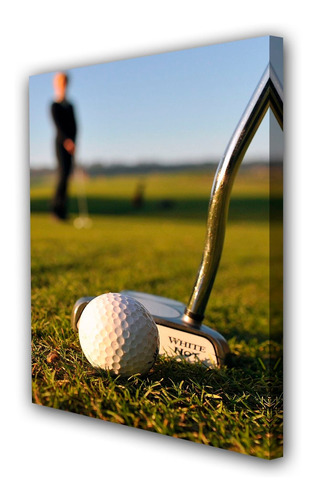 Cuadro 60x90cm Golf Deporte Golfista Cesped M1