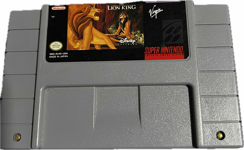 The Lion King Disney Super Nintendo (Reacondicionado)