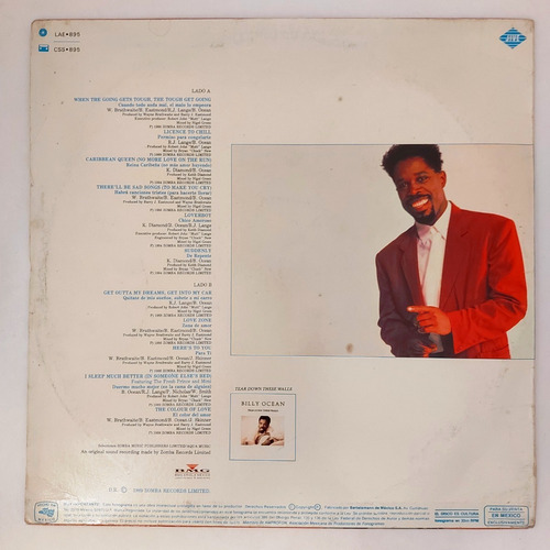 Billy Ocean - Greatest Hits Lp