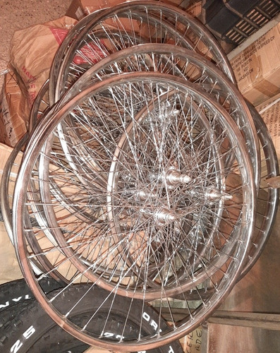 Imagen 2 de 3 de Rines De Hierro Para Bicicleta Rin 26 Individual Eco R26hrft