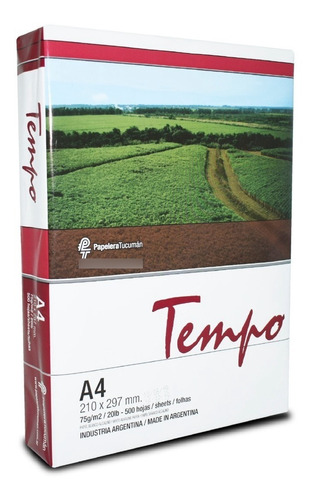 Resma Tempo A4 75 Gr.consulte Envio Gratis A Caba