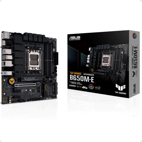 Placa Mãe Asus Tuf Gaming B650m-e Amd Socket Am5 Matx 4xddr5 Preto