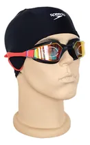 Comprar Lentes De Natación Espejados Con Tapones Integrados + Gorra