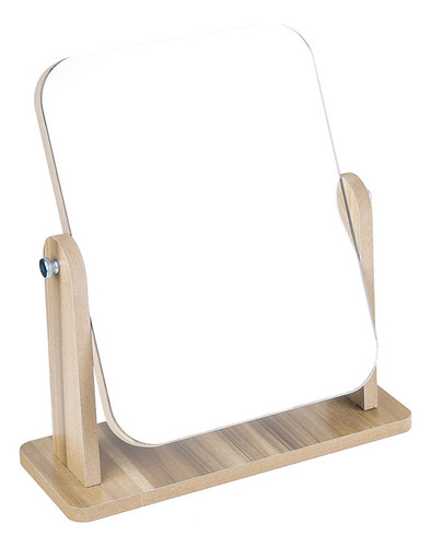 Espejo De Madera De Sobremesa Espejo De Madera Giratorio Con