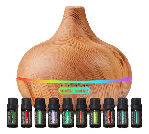 Juego De Difusor De Aromaterapia Y Aceites Esenciales, Difus