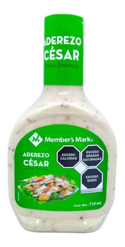 Aderezo Ensalada Cesar Comida Member's Mark Grande 710ml